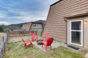 Centrally Located Mills River Townhome with Fire Pit